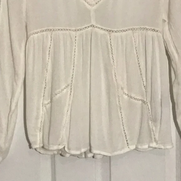 Abercrombie & Fitch Boho Top with Back Tie Size XS - Picture 5 of 12